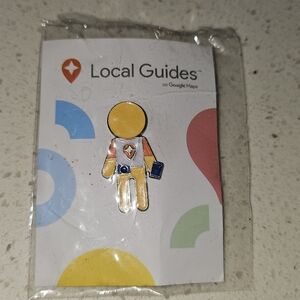 Rare Exclusive Google Maps Local Guides Contribution Award Enamel Lapel Pin